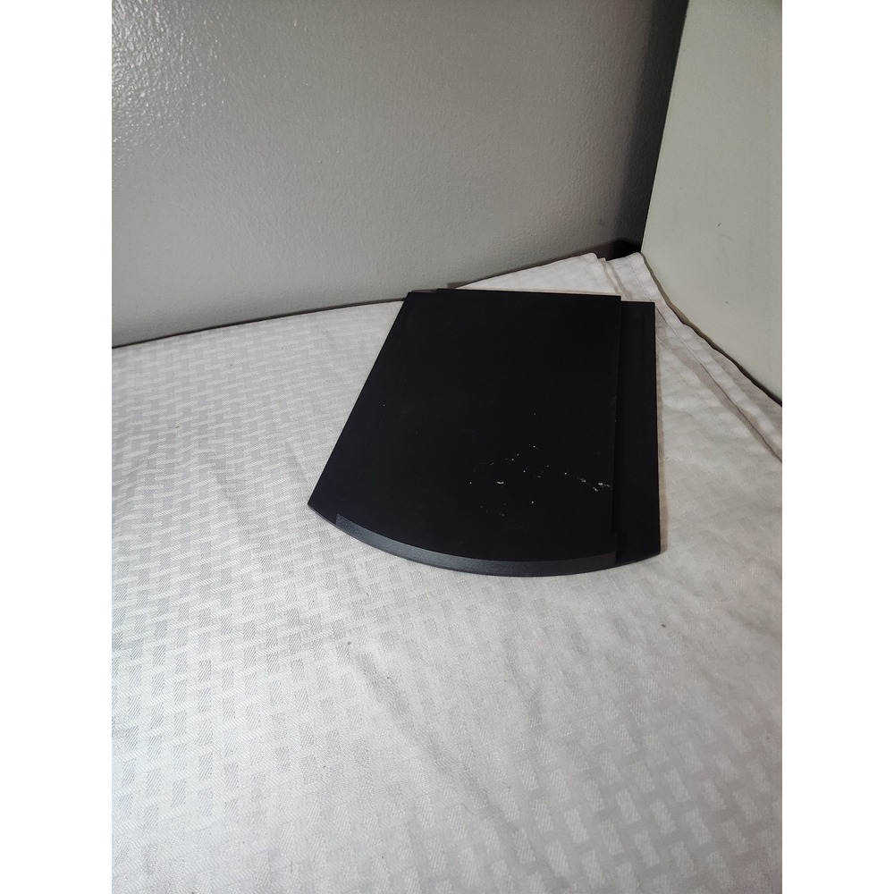 TV Sound System Replacement Base Stand Black Plastic Non-Slip Feet